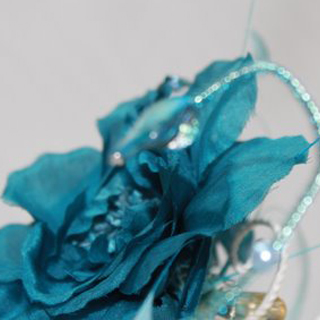 Turquoise Fascinator