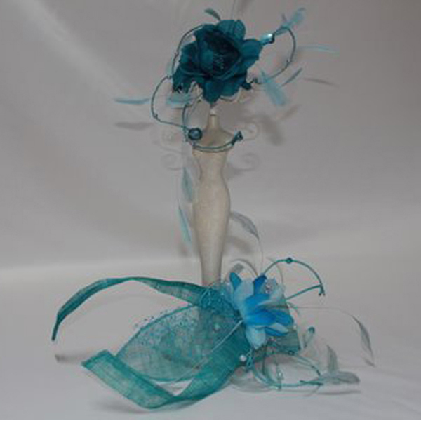 Turquoise Fascinator